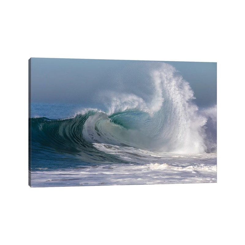 Waves in the Pacific Ocean, Newport Beach, Orange County, California, USA II 1 Piece Wrapped Canvas Wall Art