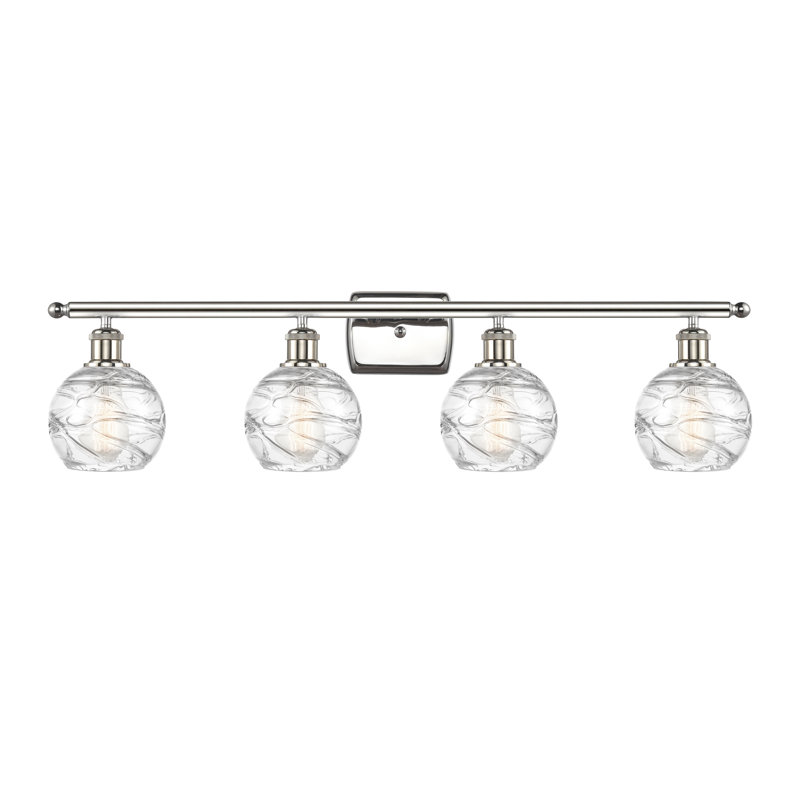 Éclairage pour meuble-lavabo à intensité variable Halvorson, Ampoule DEL 6 watts Vinage, Nickel poli