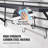 Steel Rectangle Wall Mounted Pot Rack