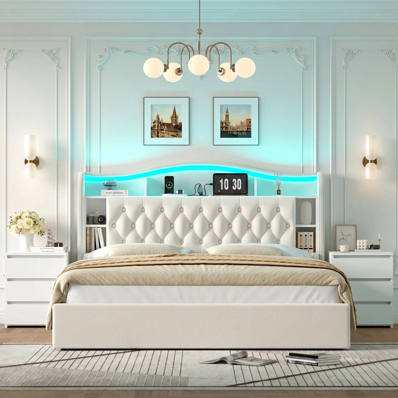 Ensemble de chambre à coucher 3 pièces, Très grand