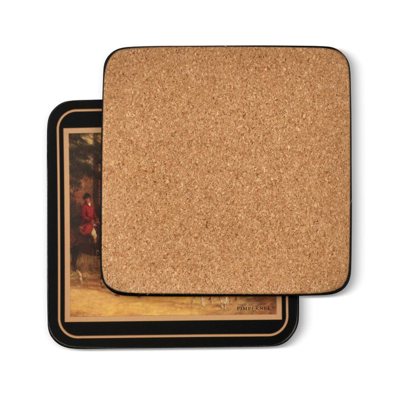Pimpernel Tally Ho Coasters 4"X 4"