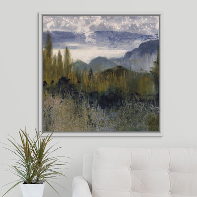 « distante peak », peinture sur toile