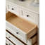 Commode décorative rustique blanche