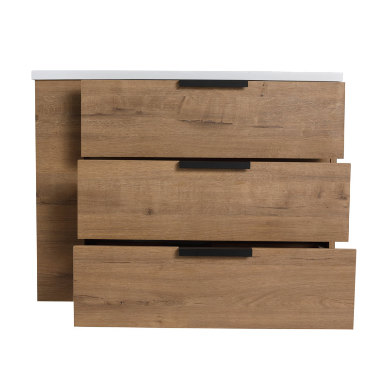 Meuble-lavabo de 30 po avec comptoir (G-CVB01430LIMO-GRB3020MOWH)