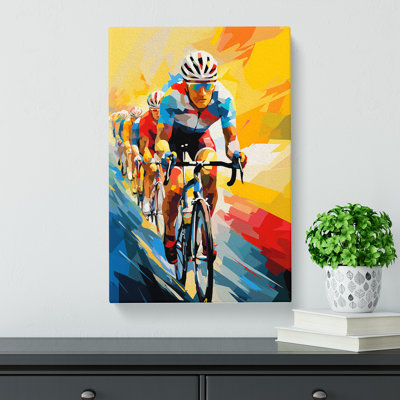 Tour De France Cubism - No Frame Print