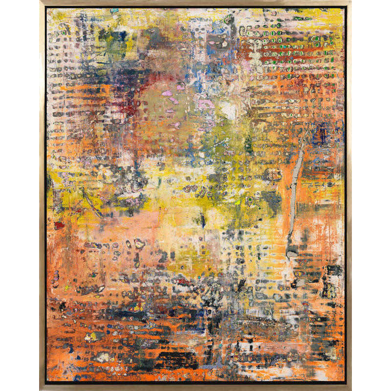 Peinture sur toile, cadre correspondant