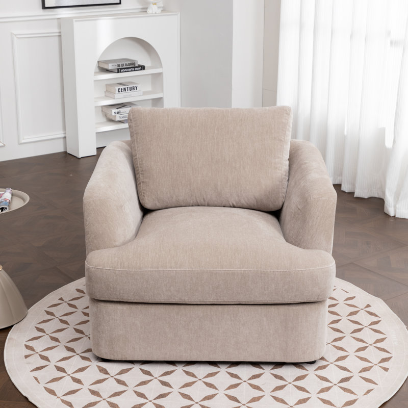 Alameda Velvet Accent Chair, Sandstone Velvet