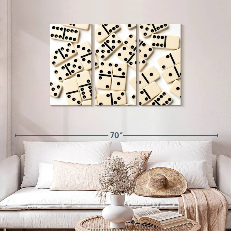 Dominos classiques, H 28 po x l 45 po