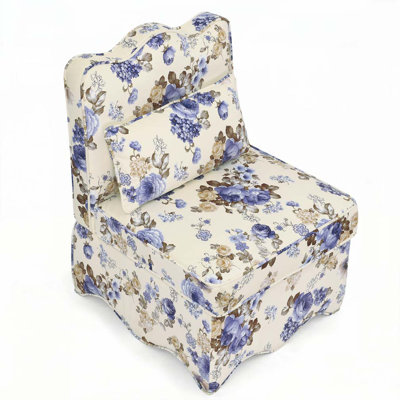 Flannel Single Side Chair,Armless Dining Chair,Accent Chair by George Oliver