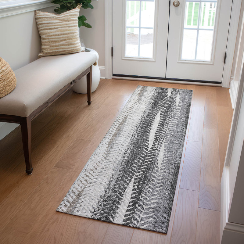 Alta Washable Abstract Indoor / Outdoor Rug, Runner 2'3" x 7'6"