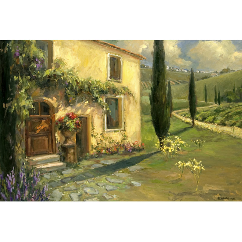 Scenic Italy I - Wrapped Canvas Painting, 30cm H x 46cm W x 3.8cm D