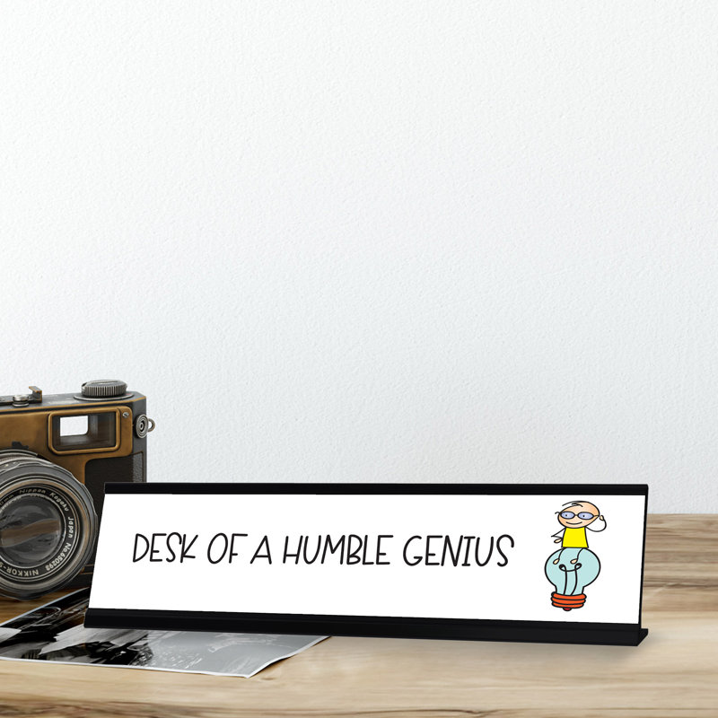 Plaque de bureau