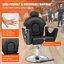Fauteuil de massage en faux cuir