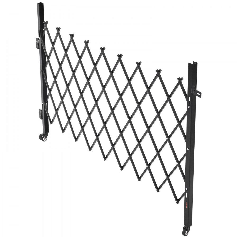 VEVOR Single Folding Security Gate, Lockable Scissor Gate with 360 ...