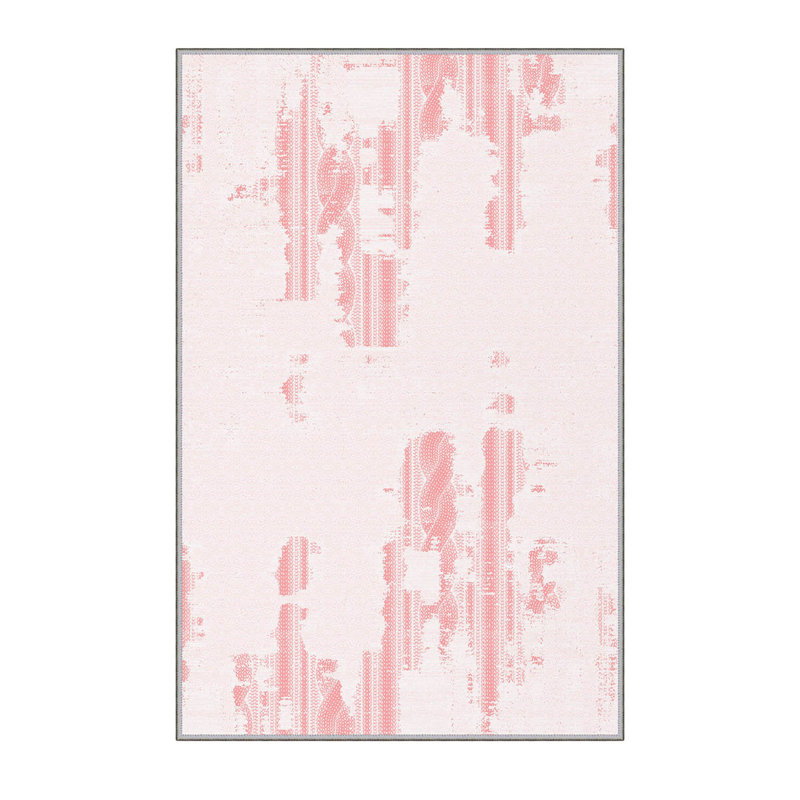 Stylish Hall Carpet 2.6 x 4.9 Feet, 100% Polyester with 8 mm Pile Height | Antibacterial, Non-Slip PVC Felt Dot Underside | Machine Washable, 3D Digital Printing | Perfect for Home Entryways & Living Spaces