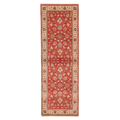 Finest Oushak Red Rug 2'6" x 7'11"