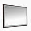 Miroir de salle de bain 72 x 48 pouces à DEL avec cadre en aluminium, miroir de meuble-lavabo mural, anti-buée, mémoire, 3 couleurs, réglable en continu-561182781