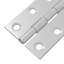 vidaXL Hinge Silver Steel Silent Bearing Door Frame Smooth Operation