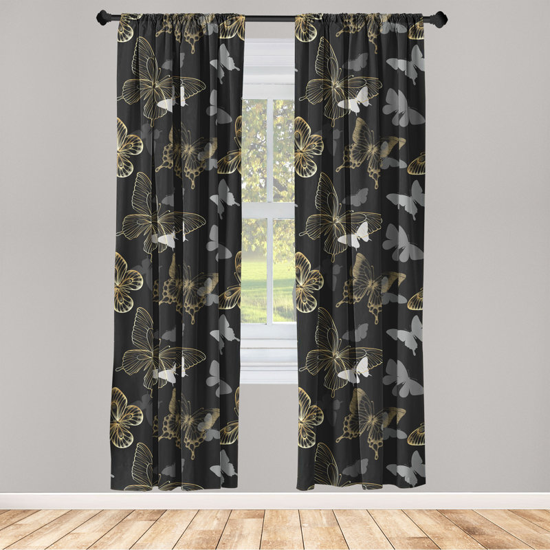 Lequire Semi Sheer Curtain Pair