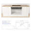 Évier de cuisine encastrable 33 po - 33 po x 19 po x 9 po - Évier de cuisine en acier inoxydable encastrable à profondeur simple de calibre 18 et 9 pouces