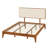 Platform Bed with Upholstered Headboard