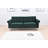 Twin 85'' Velvet Futon And Mattress-1941584129