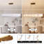 Lakiaya 14-Light 54" Kitchen Island Square / Rectangle Alabaster Chandelier with Alabaster Shade