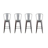 Uvalda Counter Stool with Metal Frame