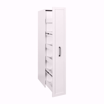 Large, Slim Storage Cart, Kitchen Rolling Cart, Narrow Storage Cabinet With Handle & Wheels, Wood Spice Rack Next To Fridge, Pantry Shelf For Kitchen, Small Spaces