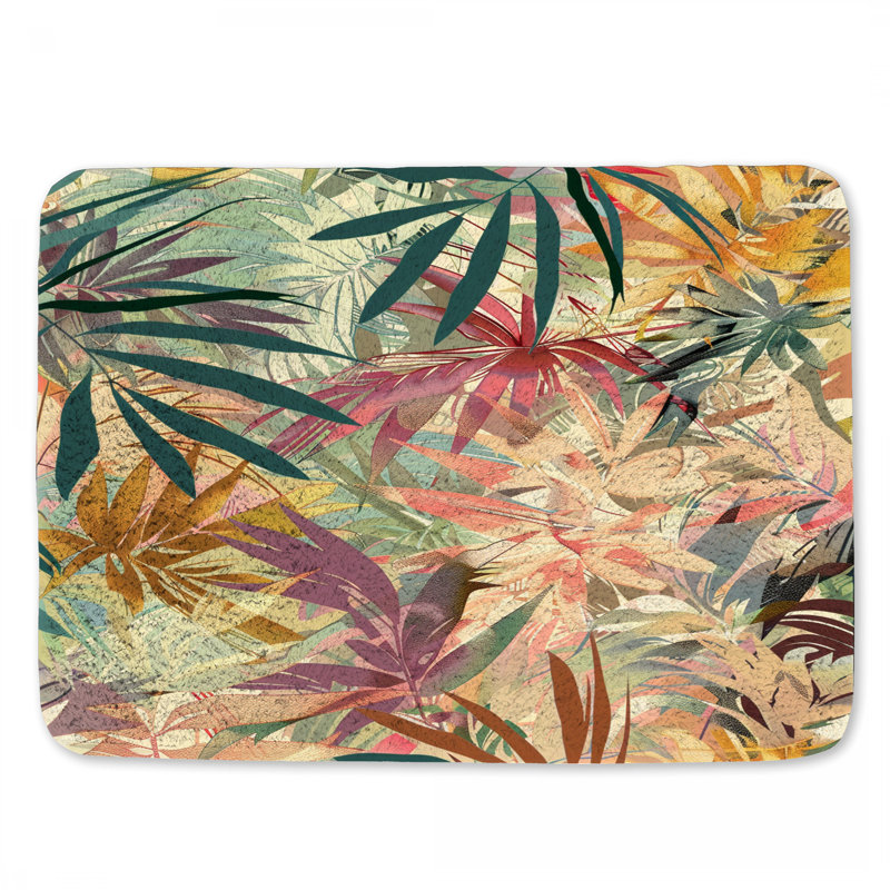 Tapis de bain Tropical, L 24 po x l 17 po