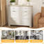 Armoire à déchets à double inclinaison 20 gallons Seaside (poubelle non incluse)-106900171