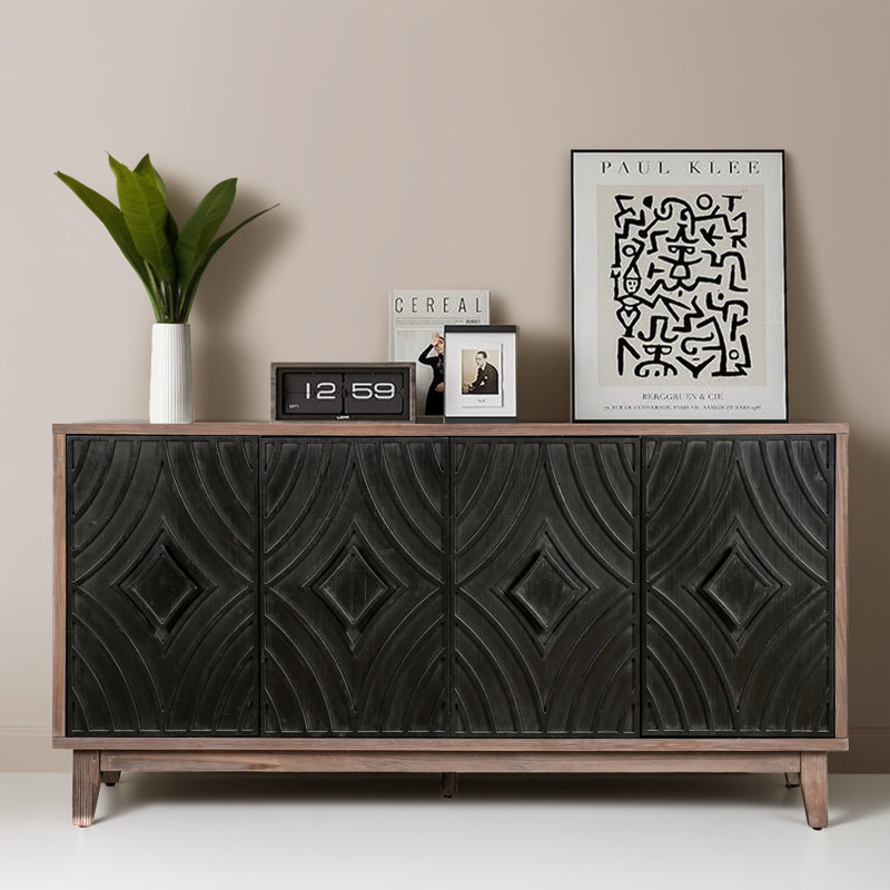 Buffet 60 po, Brun antique