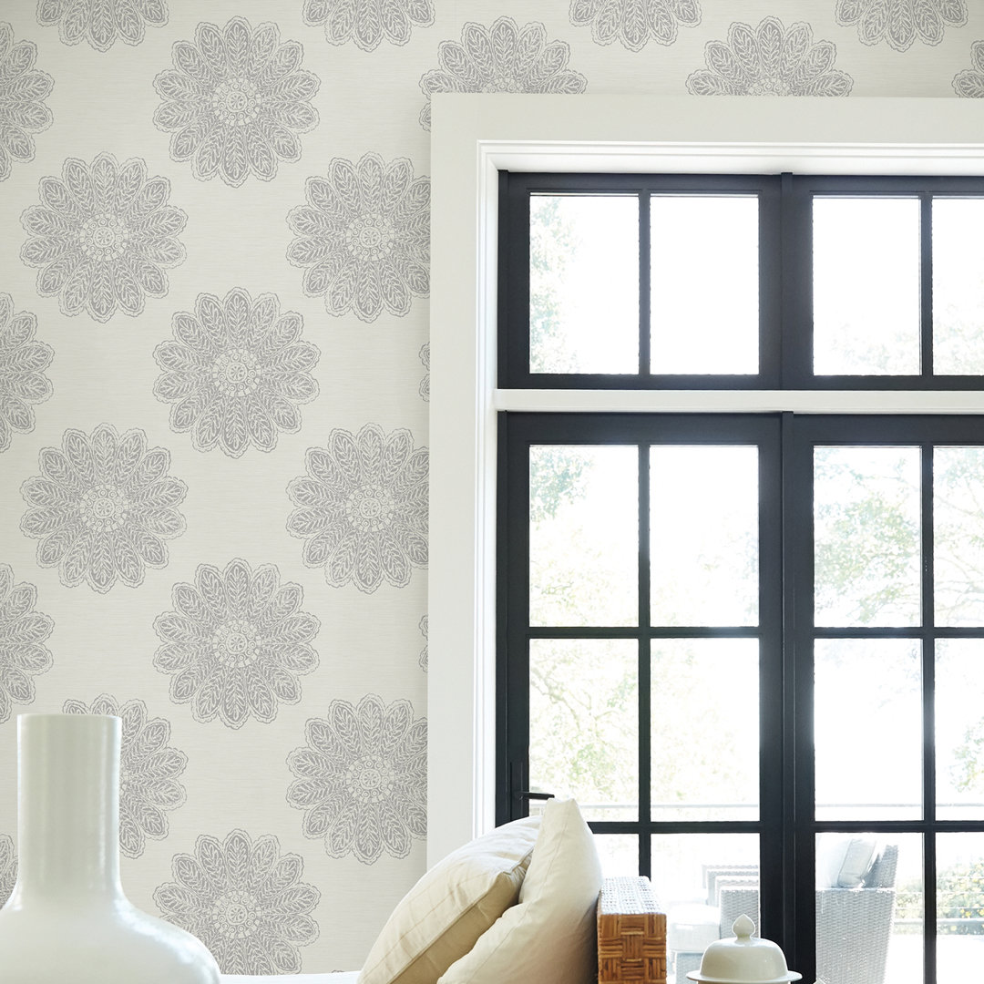 Zuri Geometric Roll Brewster Home Fashions 