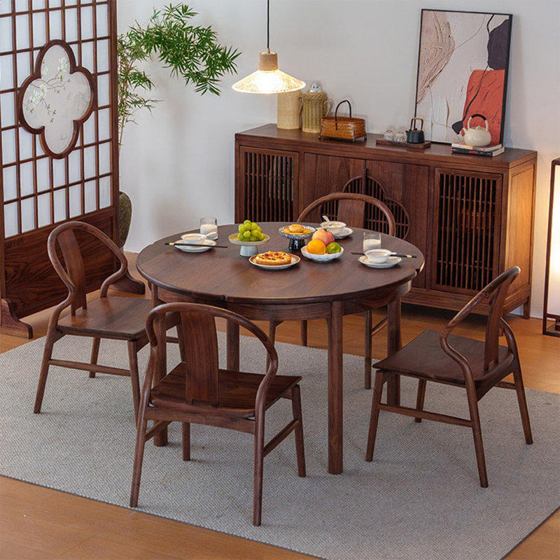 Beautiful and practical solid wood table set