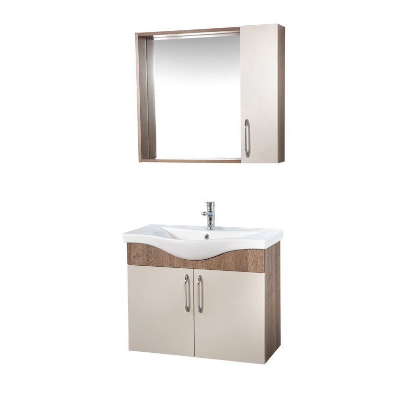 Meuble-lavabo simple l 31 po x P 13,5 po x H 22,8 po Towny Adalae