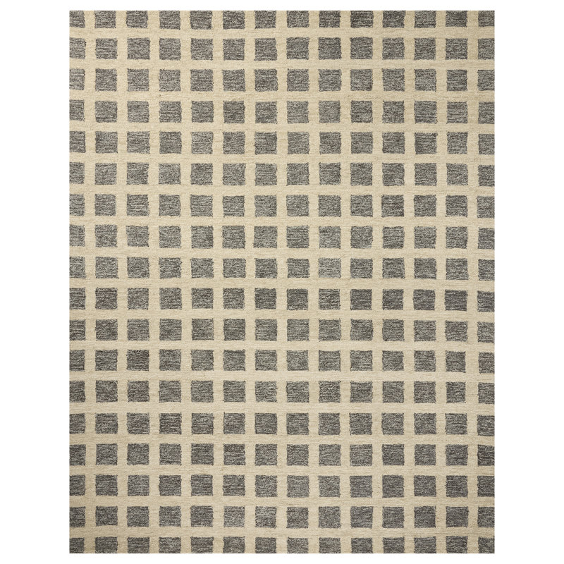 Tapis gris anthracite Robinto, Rectangulaire 9 pi x 13 pi
