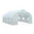 11.5' x 10' x 6.5' Outdoor Walk-in Greenhouse, Tunnel Green House with Roll-up Windows, White