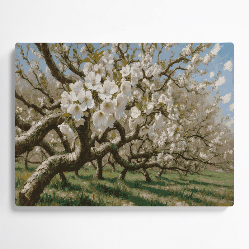 Art mural en métal Botanical Apple, H 11 po x l 14 po