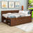 Wood Daybed with Drawers and Shelves-1807396034-1807396035