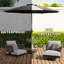10Ft Patio Umbrella With High Fabric And Wind Ventilation Deck Water- Material Stable Base