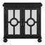 Armoire de rangement classique avec portes miroir-203604254