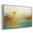 Toile naturelle avec cadre flottant