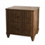 Ensemble de chambre à coucher 4 pièces avec lit, 2 tables de chevet et commode 5 tiroirs-1491555047