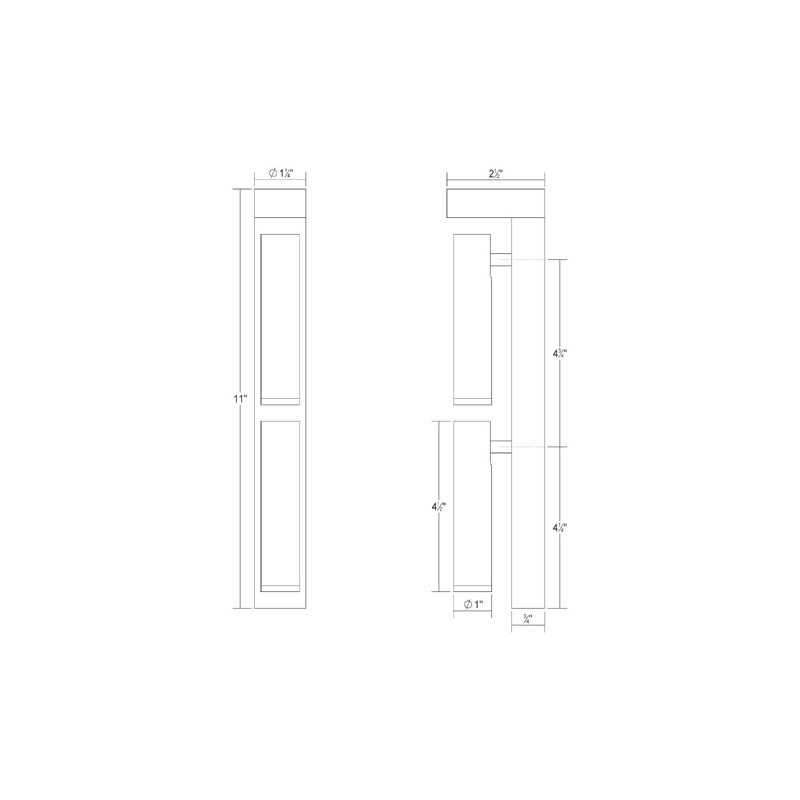Haim Aluminum LED Spotlight, Textured White