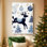 Toile tendue à motif de neige neige-crépuscule Carol-Premium