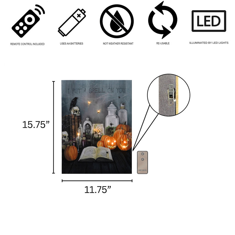 Halloween Spell - reproduction sur toile tendue