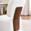 Chaise parsons rembourrée ivoire