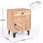 Table de chevet en bois massif