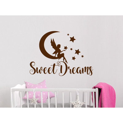 Décalcomanie murale lune rêves