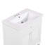 Meuble-lavabo blanc 30 po avec lavabo et armoire